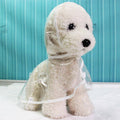 Waterproof Puppy Dog Raincoat - Size L (Length 32 cm), White - view 4