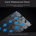 Waterproof PVC Plastic Playing Cards, 54 Card Poker Deck - Black and Blue - view 5