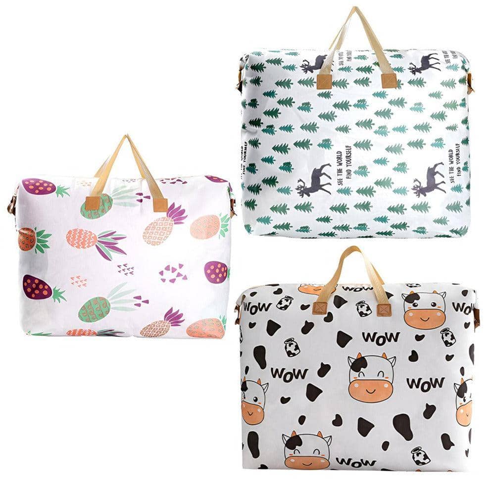 Waterproof Quilt Storage Bag - Pineapple Print, 68 x 17 x 41 cm - view 3