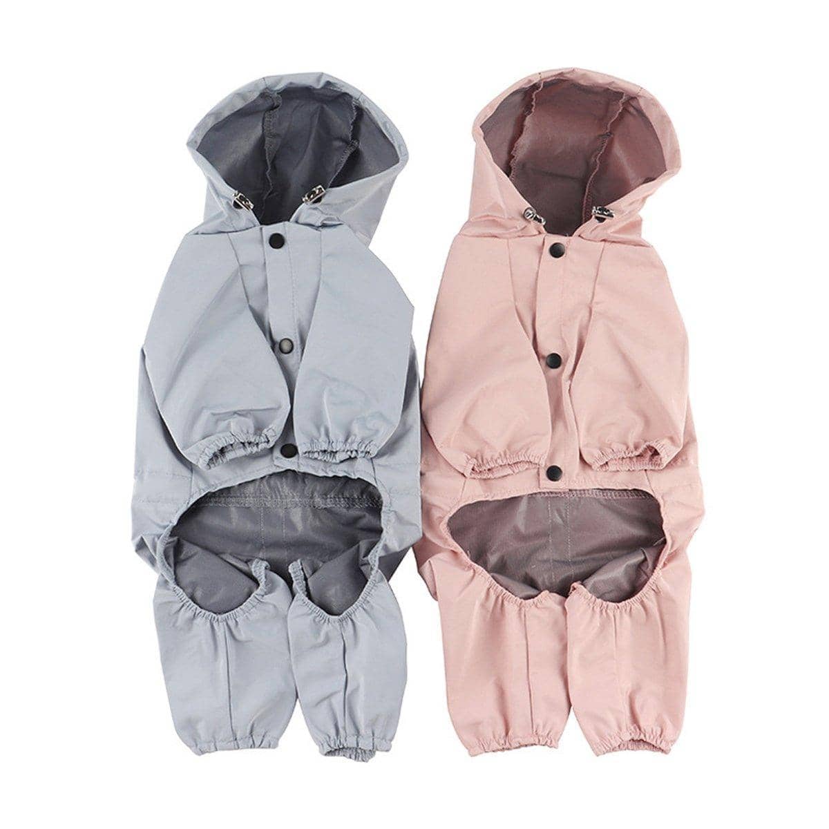 Waterproof Reflective Dog Raincoat - Pink, Size M (Chest 37 cm, Back 25 cm) - view 3