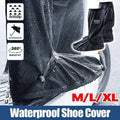 Waterproof Reusable Rain Shoe Covers, Anti-Slip - Black, Size XL (Sole 31.5 cm) - view 2