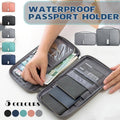 Waterproof RFID Passport Holder Travel Wallet - Grey - view 2