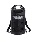 Waterproof Roll Top Dry Bag Backpack, 10L - Black
