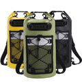 Waterproof Roll Top Dry Bag Backpack, 10L - Black - view 3