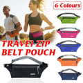 Waterproof Running Belt Bum Bag with Zip Pouch, 33 x 21 x 10cm - Light Green - view 2