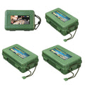 Waterproof Shockproof Airtight Outdoor Survival Storage Case - 17.5 cm, Army Green - view 3