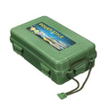 Waterproof Shockproof Airtight Outdoor Survival Storage Case - 21 cm, Army Green