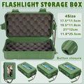 Waterproof Shockproof Airtight Outdoor Survival Storage Case - 25.5 cm, Army Green - view 2