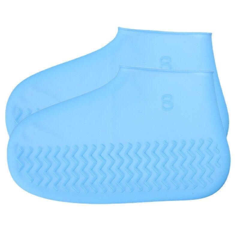 Waterproof Silicone Shoe Covers Non-Slip Rain Overshoes - Yellow - view 10