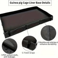 Waterproof Small Pet Crate Sump Cover - Black - view 5