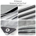 Waterproof Tarpaulin Outdoor Sunshade Cover for Garden - 3 x 4 m (2.8 x 3.8 m) - view 5