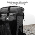 Waterproof TPU Protective Case for AirTag with Key Ring - Black - view 4
