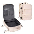 Waterproof Travel Backpack with Laptop Compartment - Beige