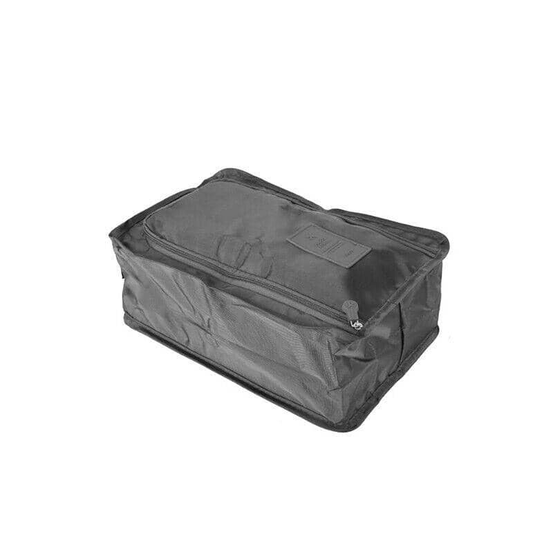 Waterproof Travel Shoe Pouch, Oxford Cloth - Grey