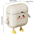 Waterproof Wall Mounted Rubbish Bin for Kitchen and Bathroom - 12 Litre, White - view 3