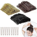 Wavy U Shaped Bun Hairpins 6 cm - Gold, Pack of 100 - view 5
