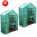 Greenlife Walk-in Greenhouse 2 Tier Twin Pack With PE Cover 195 x 143 x 73 cm - SuperSaverAU - view 1