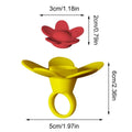 Wearable Hummingbird Feeder Ring - Red and Yellow - view 3