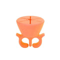 Wearable Nail Polish Bottle Holder Ring - Orange