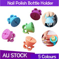 Wearable Nail Polish Bottle Holder Ring - Orange - view 2