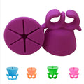 Wearable Nail Polish Bottle Holder Ring - Orange - view 3