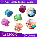 Wearable Nail Polish Bottle Holder Ring - Purple - view 2
