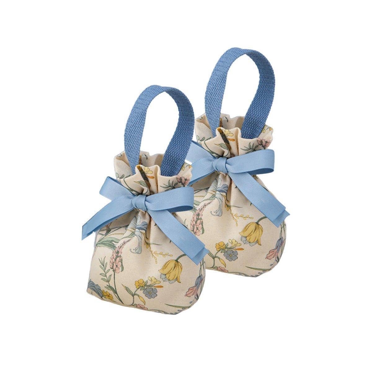 Wedding Candy Bags for Favours, Pack of 10 - Blue