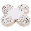 Wedding Candy Chocolate Boxes Hollow Rose Lace, Pack of 50 - White - view 3