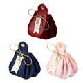 Wedding Candy Favour Bags with Pearl Charm and Gift Tag, Pack of 10 - Red - view 3