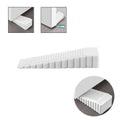 Wedge Door Stoppers for Floors and Carpet, Heavy Duty - Pack of 2, White - view 4