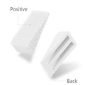 Wedge Door Stoppers for Floors and Carpet, Heavy Duty - Pack of 2, White - view 5