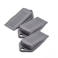 Wedge Door Stoppers, Pack of 3 - Grey