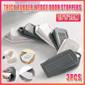 Wedge Door Stoppers, Pack of 3 - Grey - view 2