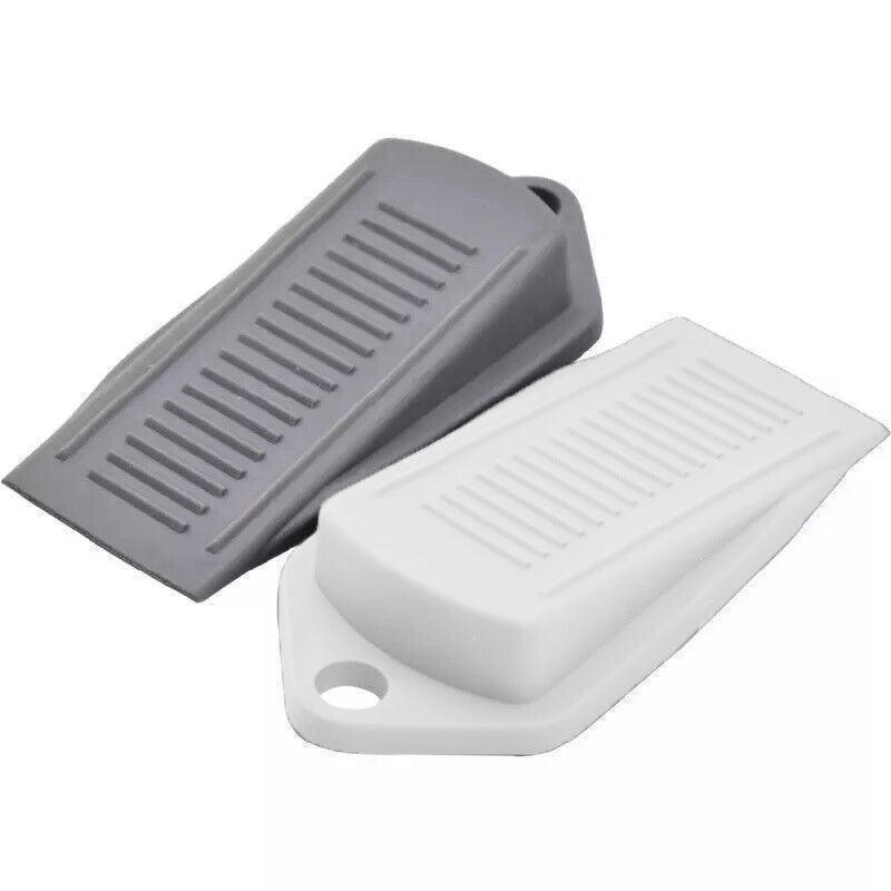 Wedge Door Stoppers, Pack of 3 - White - view 3