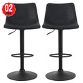 Artiss Vintage Jovy Bar Stool Black 2 Pack - SuperSaverAU - view 1