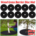 Weed Barrier Disc Mats, 82 cm, Pack of 10