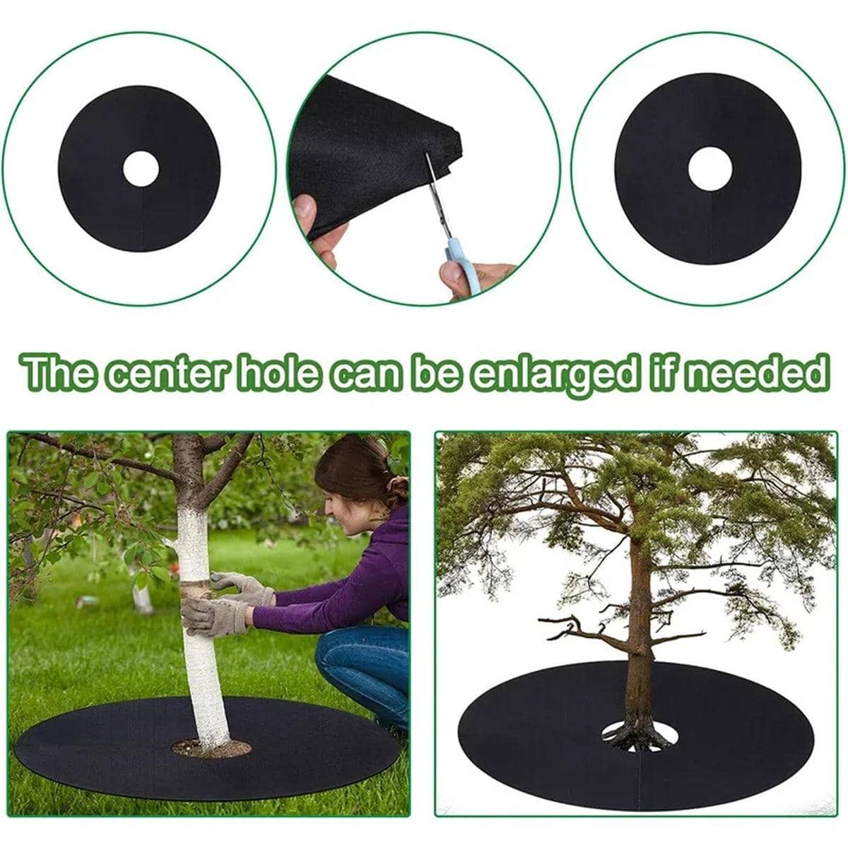 Weed Barrier Disc Mats, 82 cm, Pack of 10 - view 5