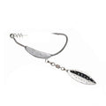 Weedless Jighead Worm Hook with Spinner Blade - Size 1/0, Pack of 2 - view 3