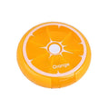 Weekly 7 Day Round Pill Organiser Case - Orange