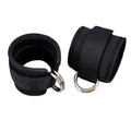 Weight Lifting Ankle Straps, Pack of 2 - Black