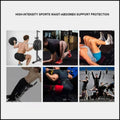 Weight Lifting Belt in Nylon - Yellow, Large (Waist 86-100 cm) - view 5