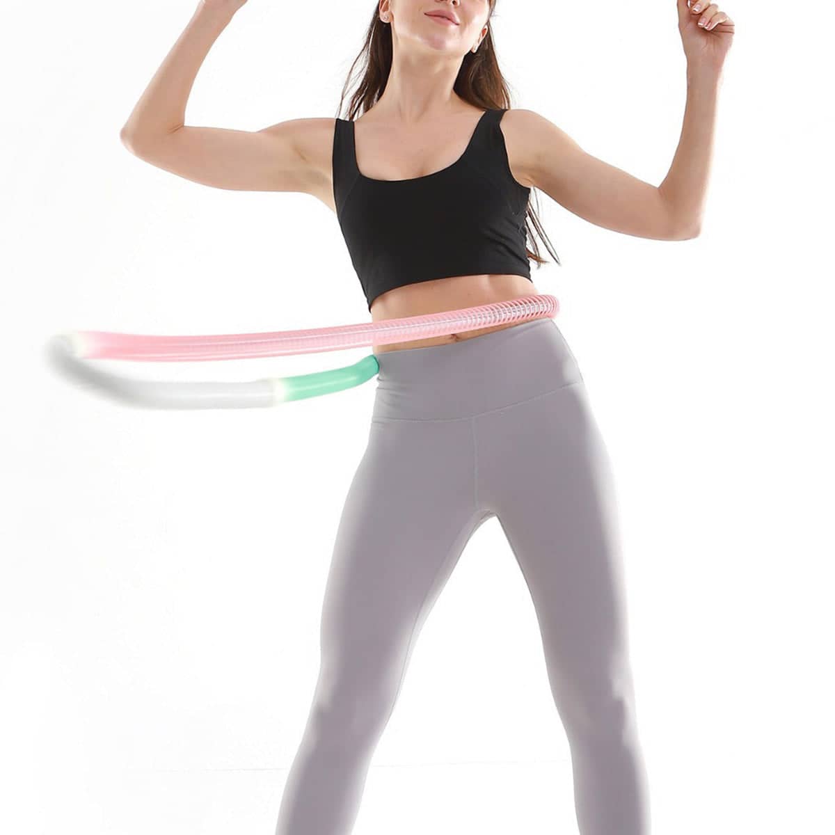 Weighted Spring Hula Hoop for Fitness - 1200 g, Three Colour - view 4