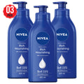 NIVEA Rich Nourishing Body Lotion 3 x 625ml - SuperSaverAU - view 1