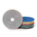 Wet and Dry Diamond Polishing Pads for Granite and Marble, 10 cm (4 Inch) - 10 Piece Set - view 4
