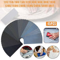 Wet and Dry Sandpaper Set of 45, Grits 120 to 5000, Silicon Carbide Sheets