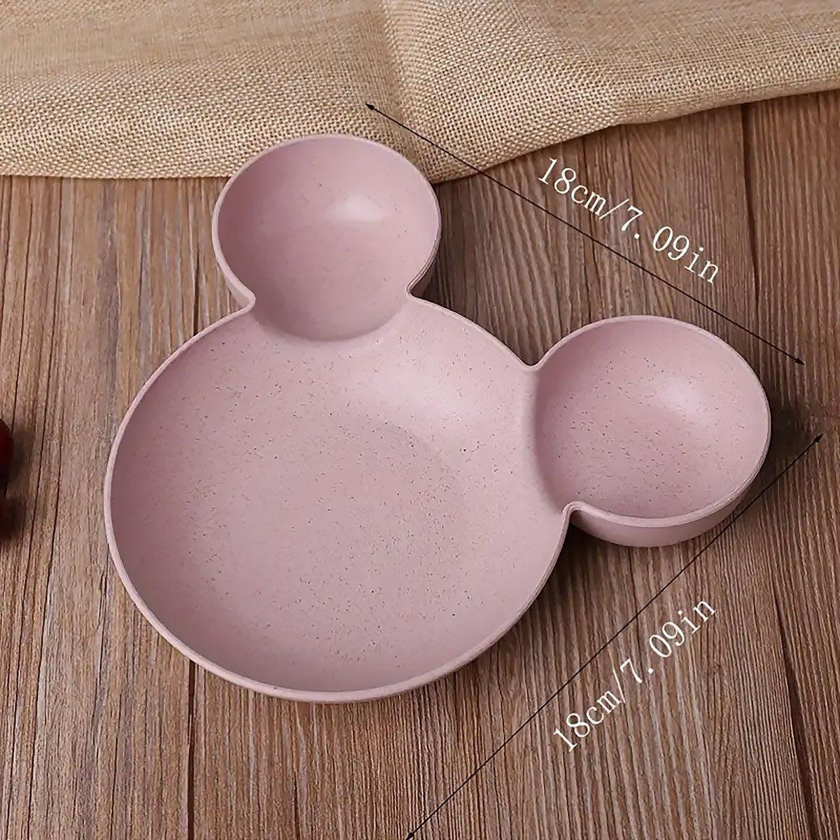 Wheat Straw Animal-Shaped Plates, 18 x 18 cm, Set of 4 - view 3