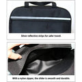 Wheelchair Rear Hanging Storage Bag with Reflective Strip - Black - view 5