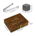 Whisky Chilling Stones Set of 9 with Wooden Gift Box and Tongs - view 3