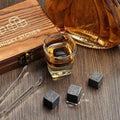 Whisky Chilling Stones Set of 9 with Wooden Gift Box and Tongs - view 4