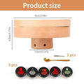 Whisky Smoker Kit with Solid Wood Lid and 5 Flavour Wood Chips for Cocktails and Beer - view 3